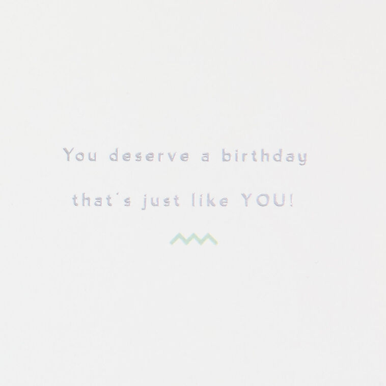 Hallmark Simply Magical Unicorn Birthday Card