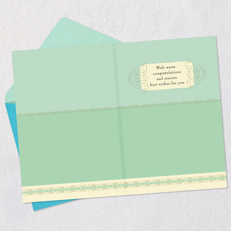 Hallmark Sincere Best Wishes Congratulations Card
