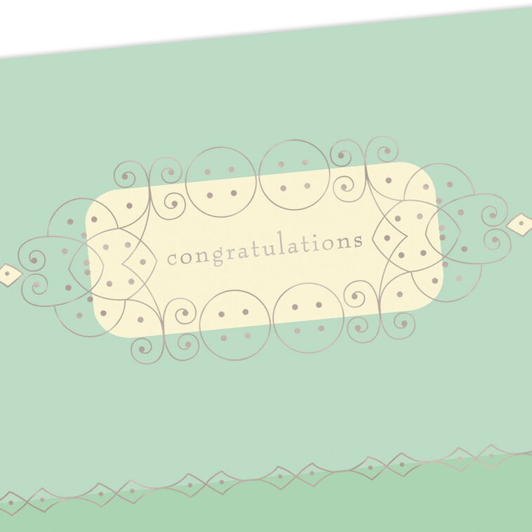 Hallmark Sincere Best Wishes Congratulations Card