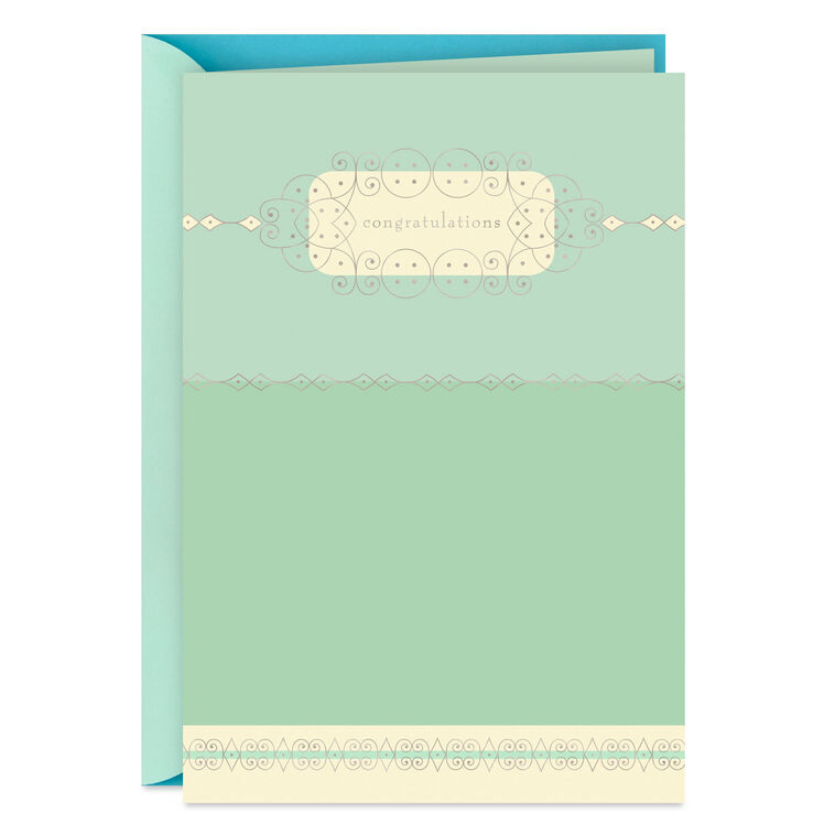 hallmark Sincere Best Wishes Congratulations Card