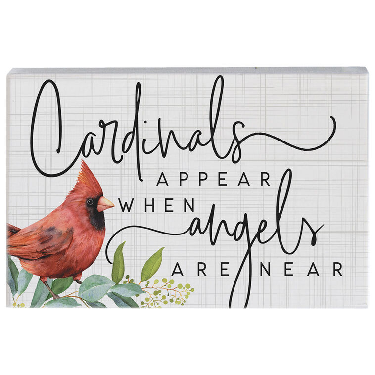 hallmark Sincere Surroundings Cardinals Quote Sign