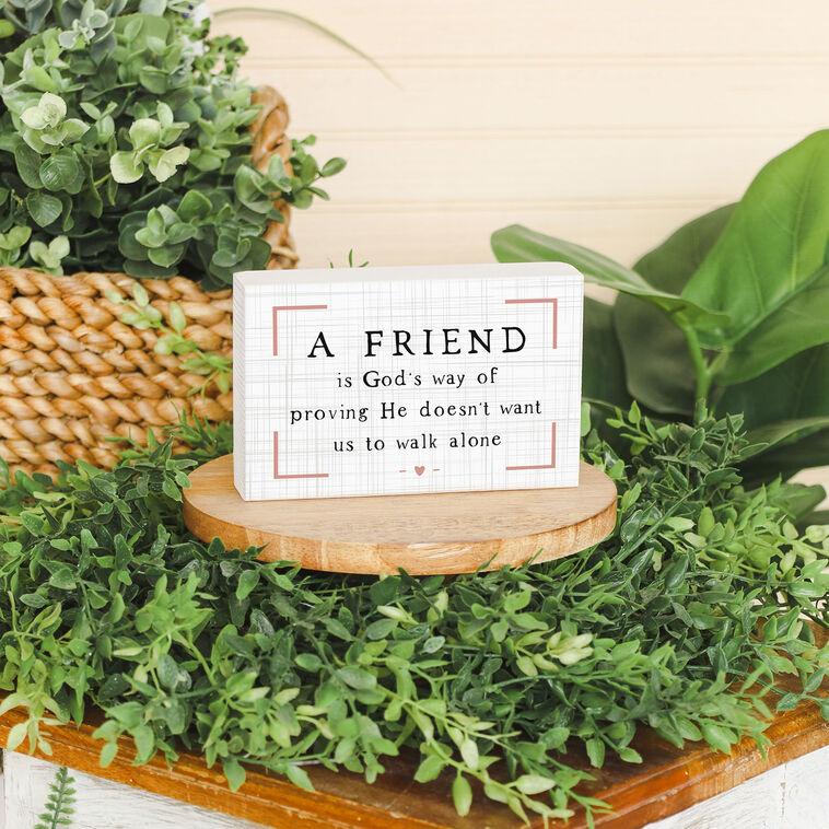 Hallmark Sincere Surroundings God's Way Quote Sign