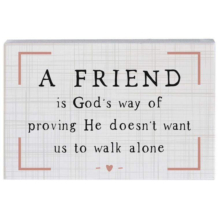 hallmark Sincere Surroundings God's Way Quote Sign