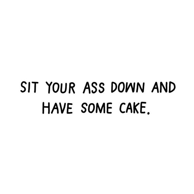 Hallmark Sit Your Ass Down Funny Birthday Card