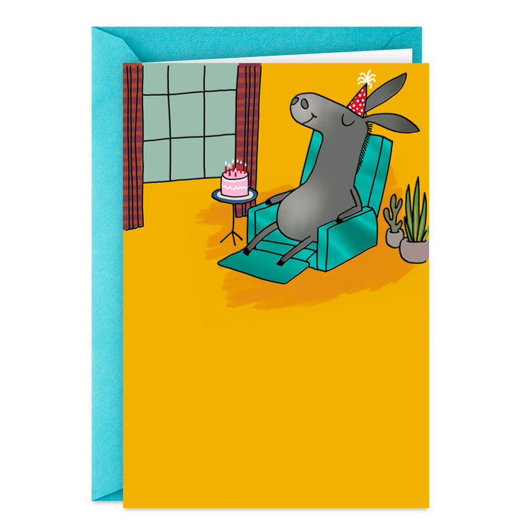 hallmark Sit Your Ass Down Funny Birthday Card