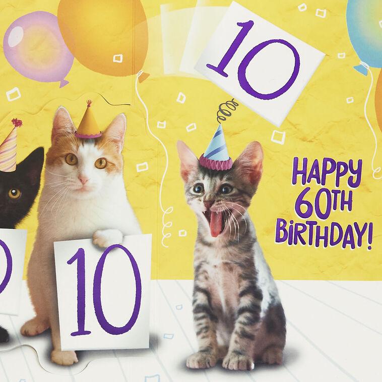 Hallmark Six Perfect 10s Funny 60th Birthday Card