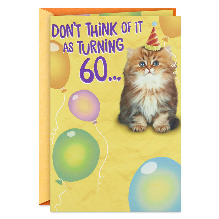 hallmark Six Perfect 10s Funny 60th Birthday Card