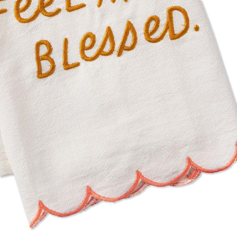 Hallmark Smell More Flowers Tea Towel