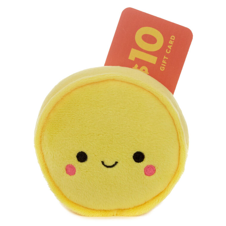 hallmark Smiley Face Plush Gift Card Holder