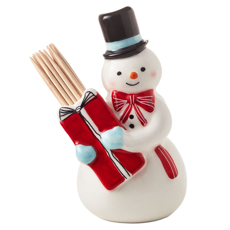 Hallmark Smiling Snowman Toothpick Holder