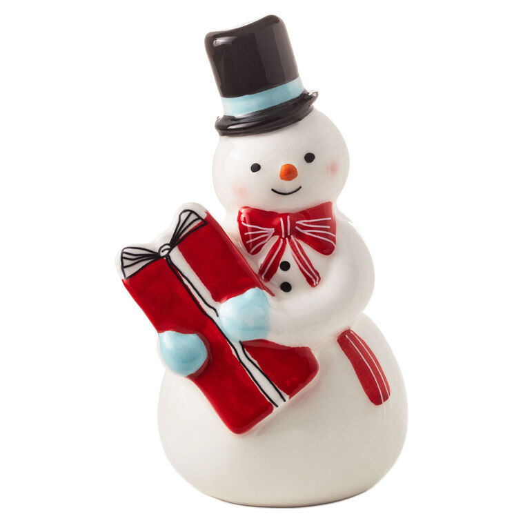 hallmark Smiling Snowman Toothpick Holder
