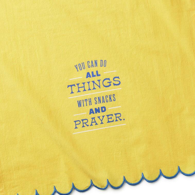 Hallmark Snacks And Prayer Tea Towel 18x26