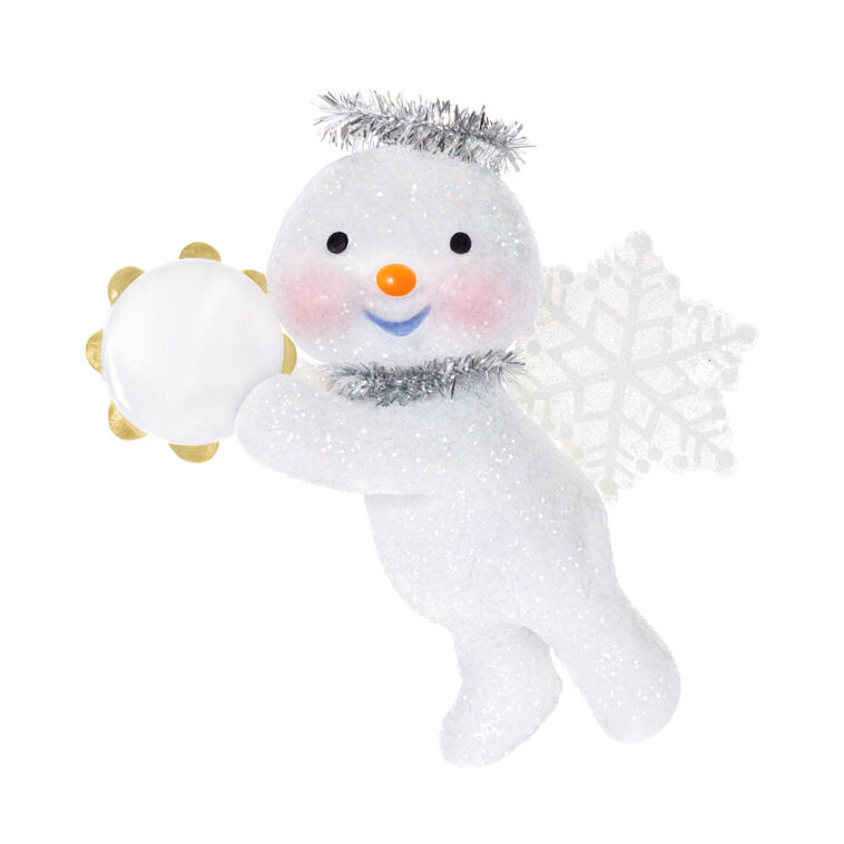 hallmark Snow Angel With Tambourine Ornament