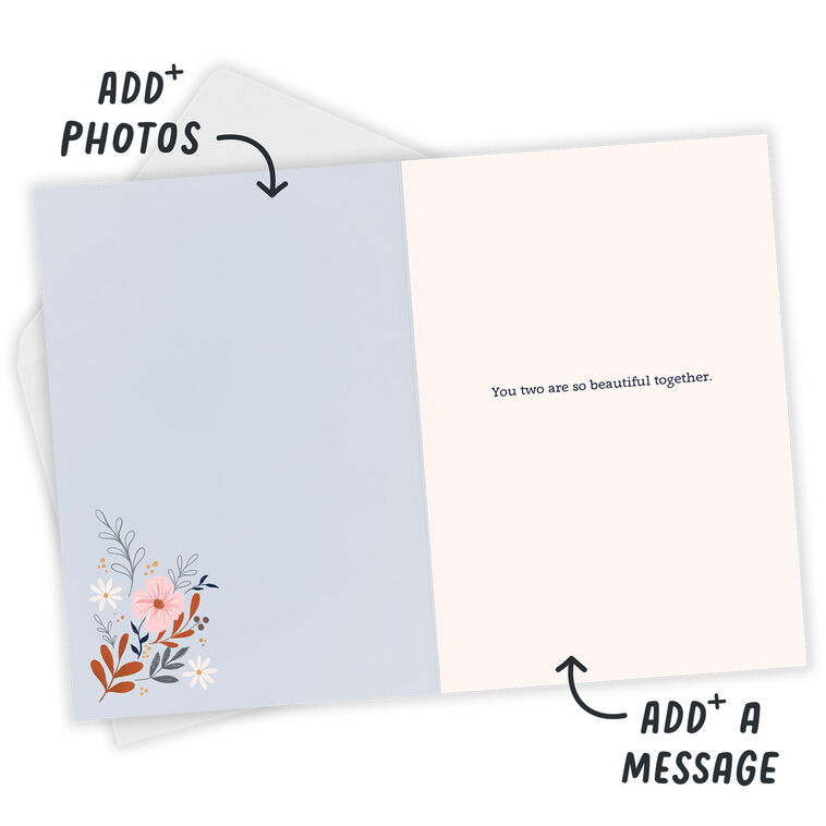 Hallmark So Beautiful Together Custom Wedding Card