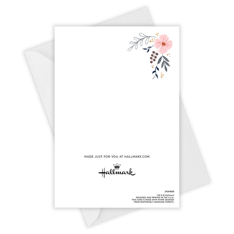 Hallmark So Beautiful Together Custom Wedding Card