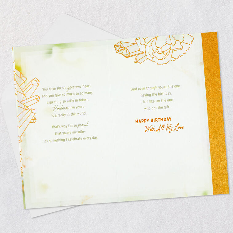 Hallmark So Blessed You're My Wife Birthday Card