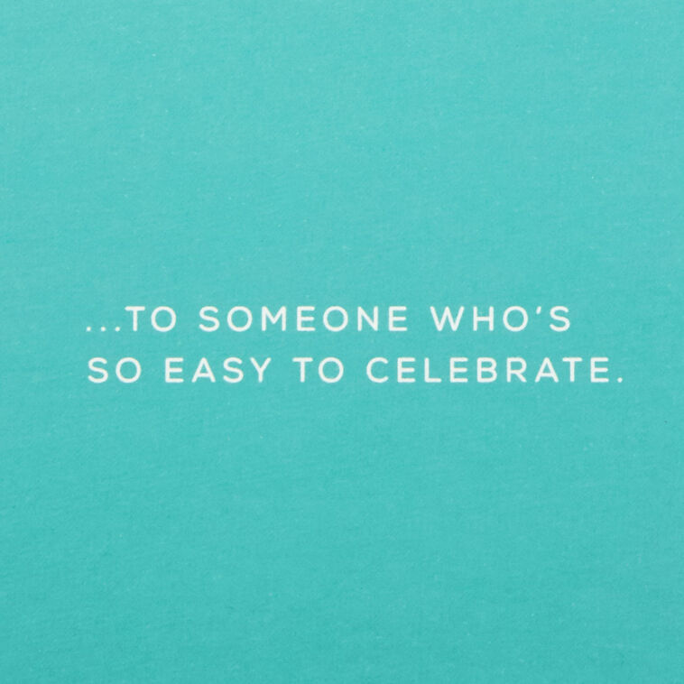 Hallmark So Easy To Celebrate Birthday Card