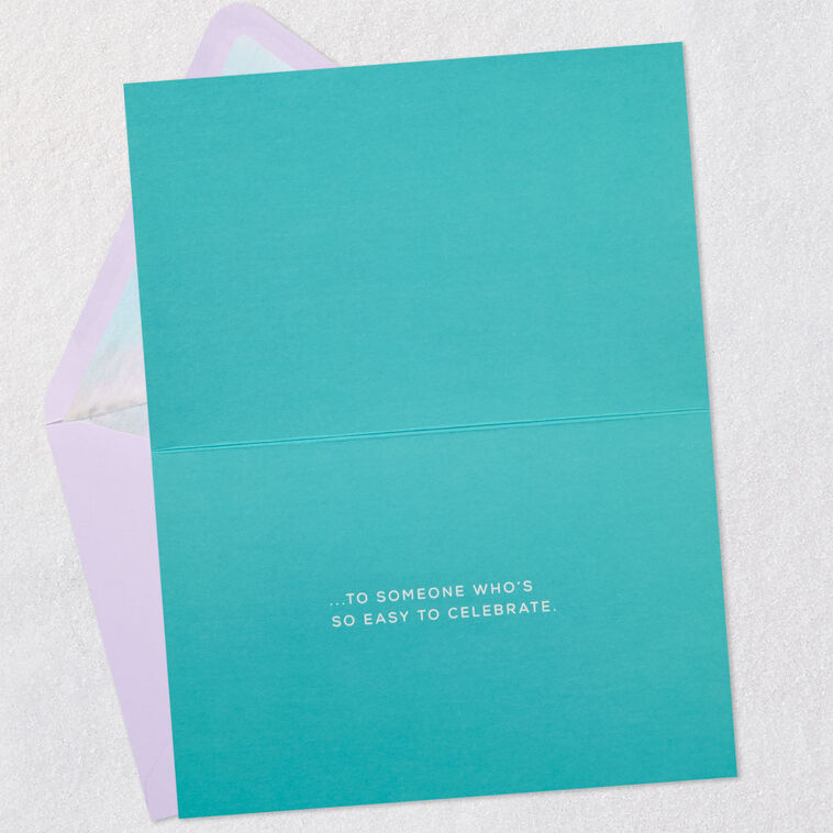 Hallmark So Easy To Celebrate Birthday Card