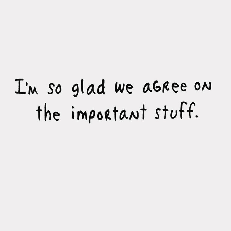 Hallmark So Glad We Agree Funny Anniversary Card