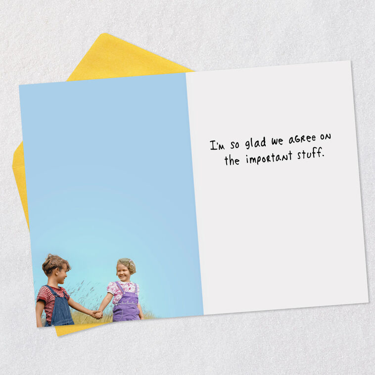 Hallmark So Glad We Agree Funny Anniversary Card