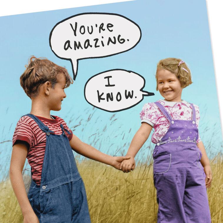 Hallmark So Glad We Agree Funny Anniversary Card