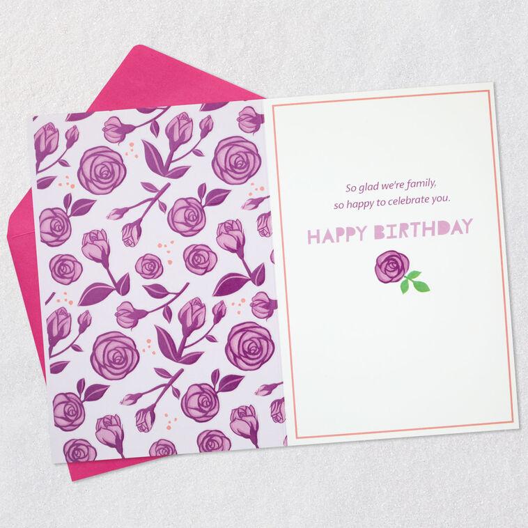 Hallmark So Glad We're Family Birthday Card