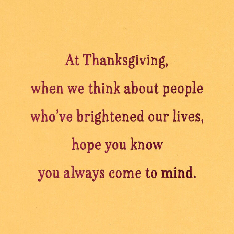 Hallmark So Grateful For You Thanksgiving Card