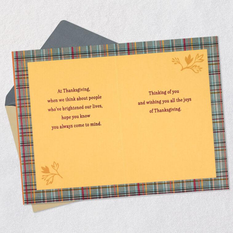 Hallmark So Grateful For You Thanksgiving Card