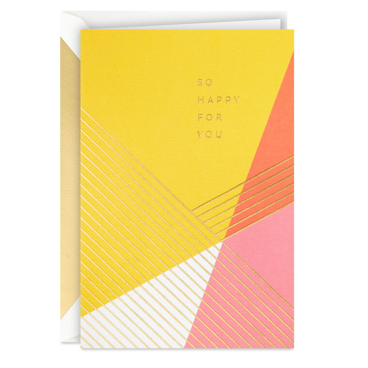hallmark So Happy for You Blank Card