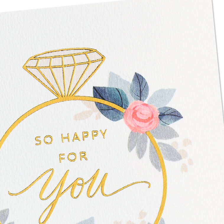 Hallmark So Happy For You Engagement Card