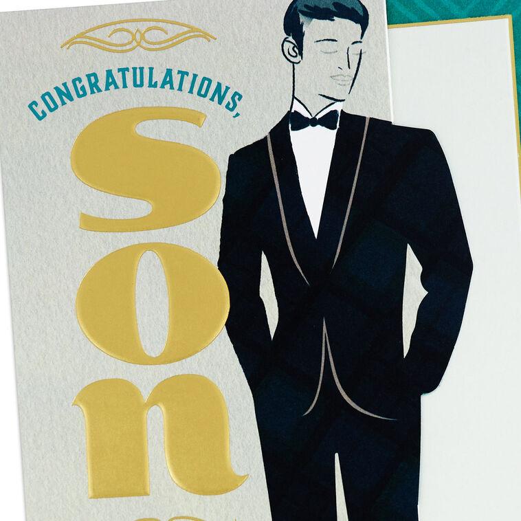 Hallmark So Happy For You Wedding Card For Son