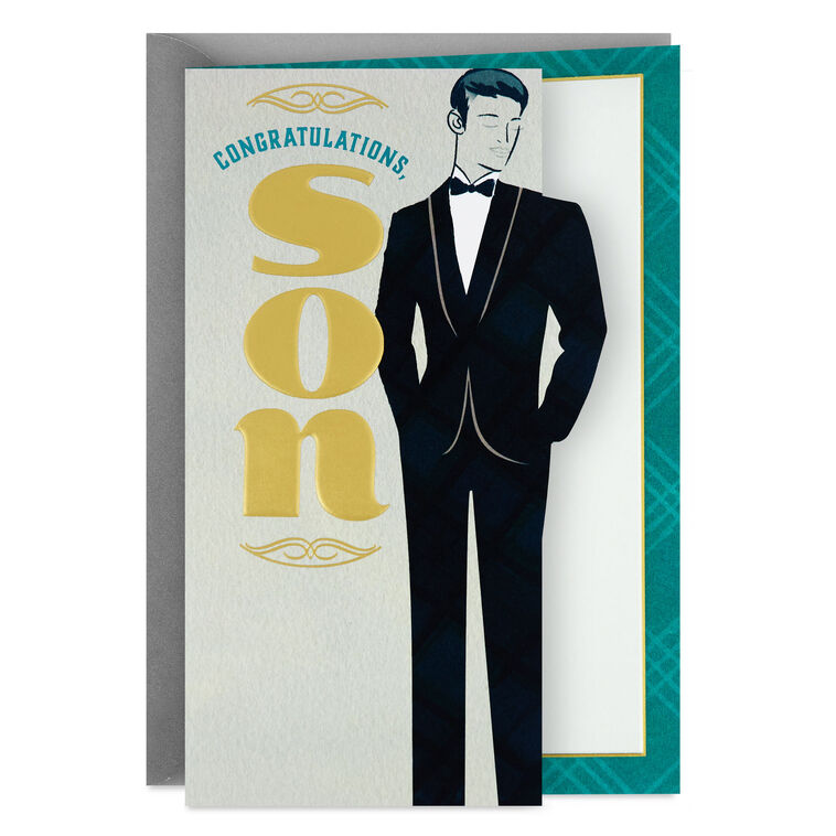hallmark So Happy for You Wedding Card for Son