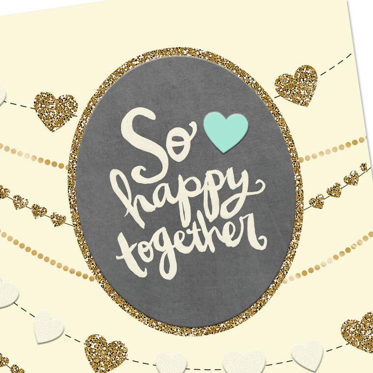 Hallmark So Happy Together Wedding Card