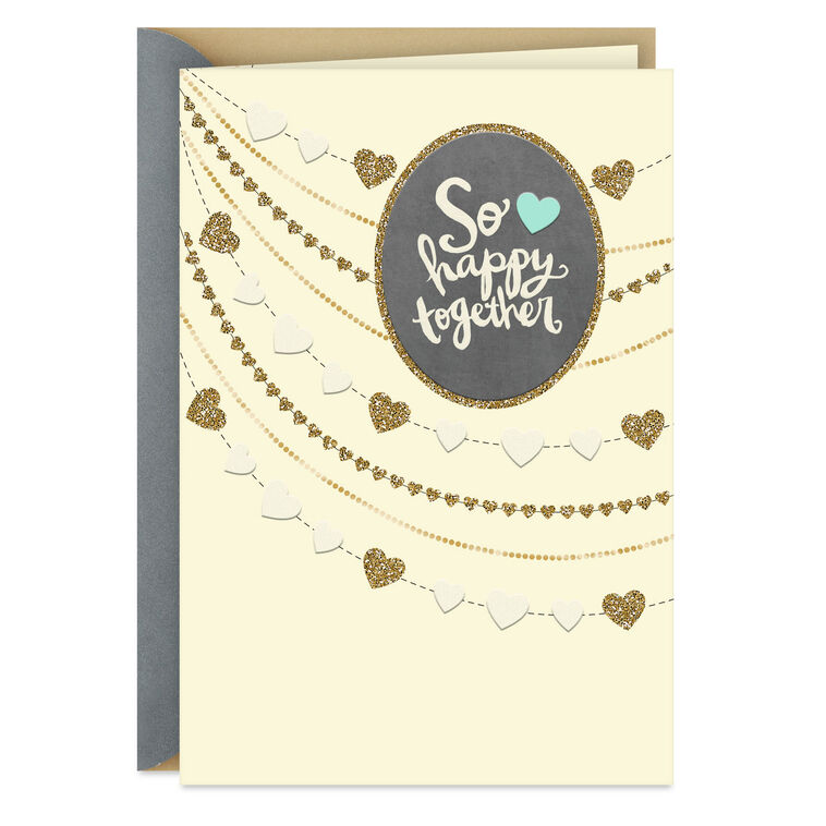 hallmark So Happy Together Wedding Card
