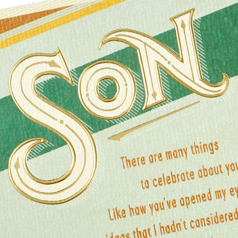 Hallmark So Impressed By You Birthday Card For Son