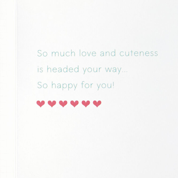 Hallmark So Much Love And Cuteness New Baby Card