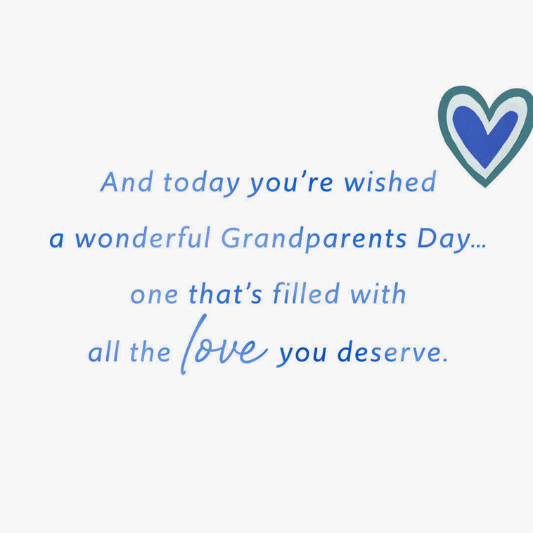 Hallmark So Much Love Grandparents Day Card