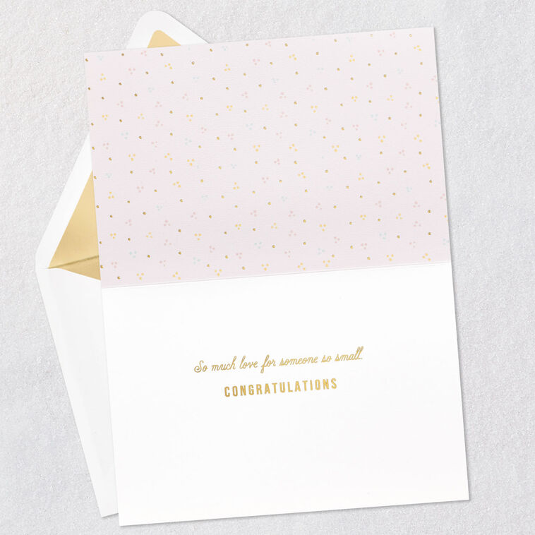 Hallmark So Much Love New Baby Card
