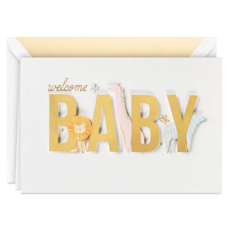 hallmark So Much Love New Baby Card