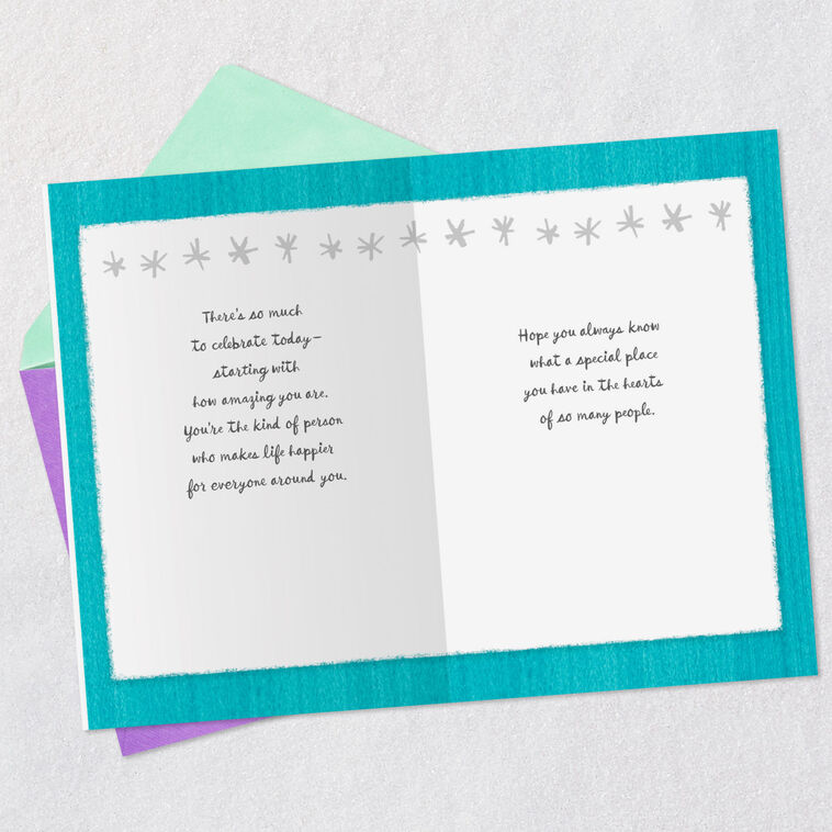 Hallmark So Much To Celebrate Birthday Card