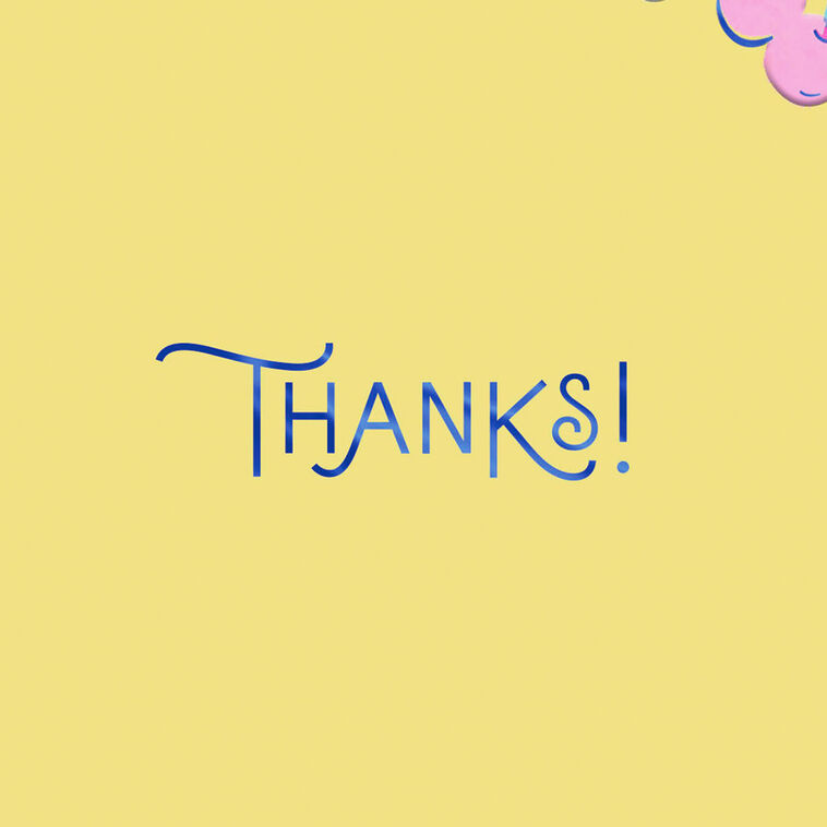 Hallmark So Sweet Of You Thank You Card