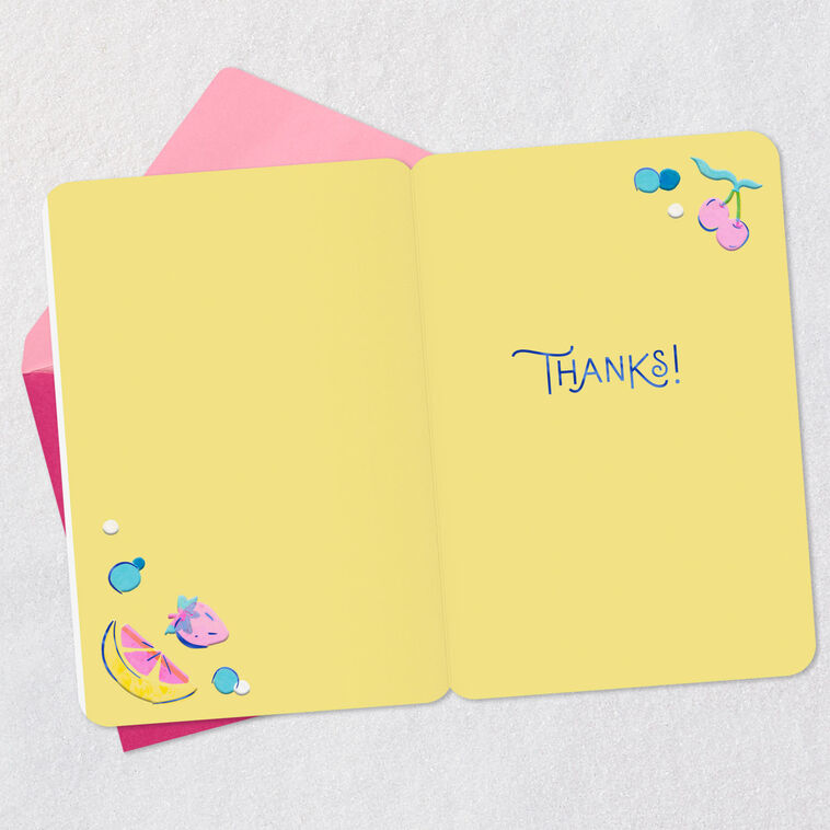 Hallmark So Sweet Of You Thank You Card