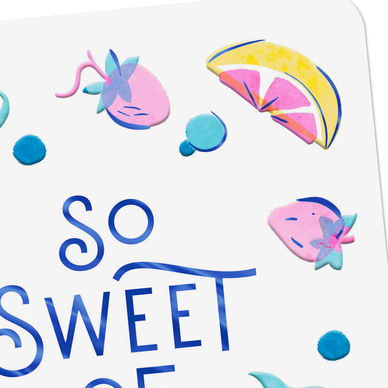 Hallmark So Sweet Of You Thank You Card