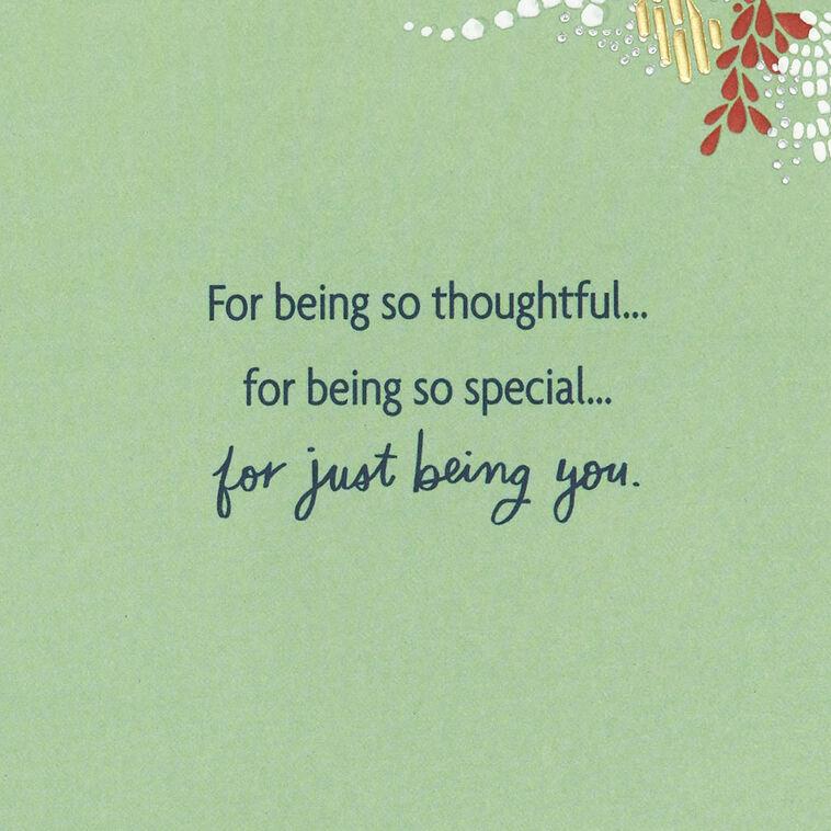 Hallmark So Thoughtful And Special Thank You Card