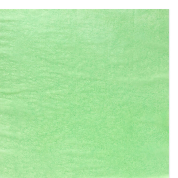 Hallmark Solid Apple Green Tissue Paper 8 Sheets