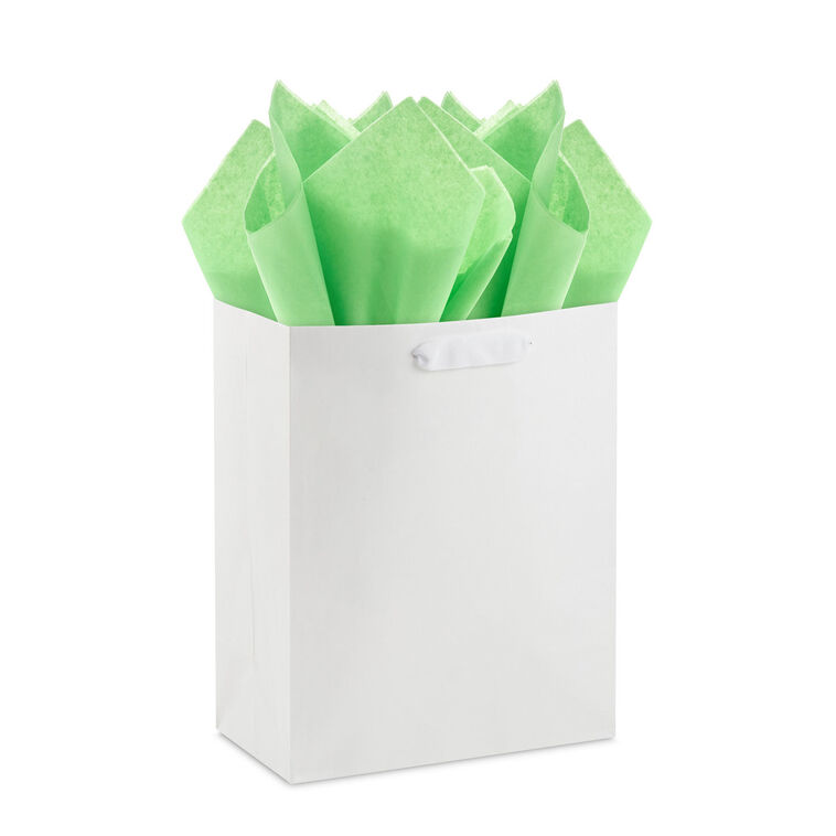 Hallmark Solid Apple Green Tissue Paper 8 Sheets