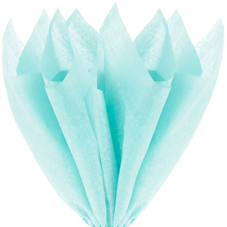 Hallmark Solid Aquamarine Tissue Paper 8 Sheets