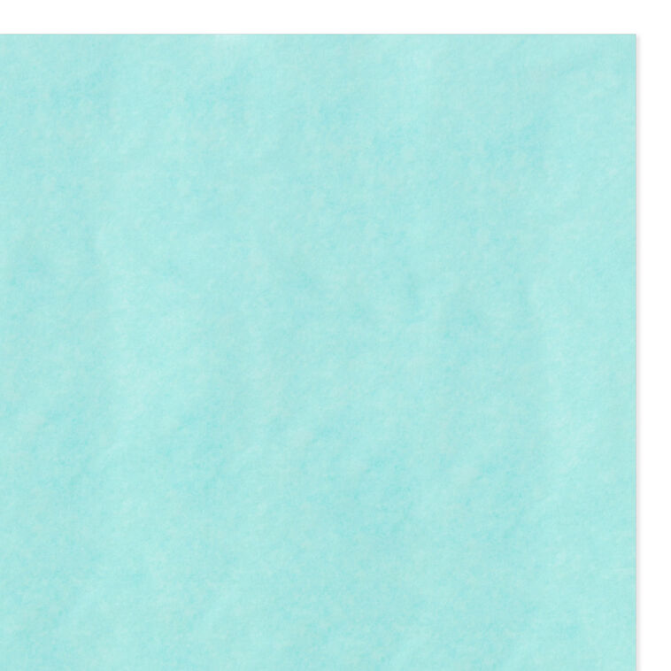 Hallmark Solid Aquamarine Tissue Paper 8 Sheets