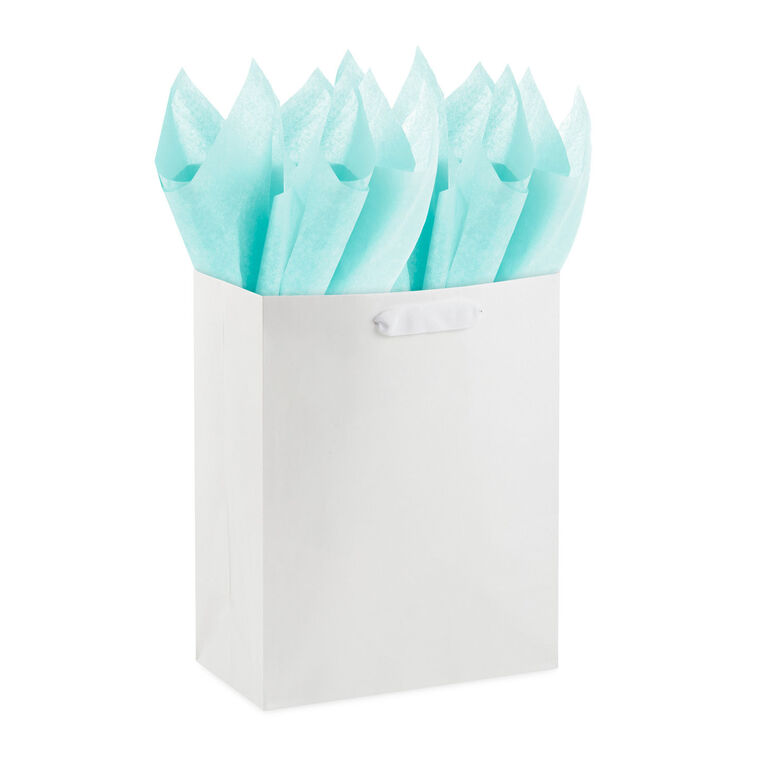 Hallmark Solid Aquamarine Tissue Paper 8 Sheets