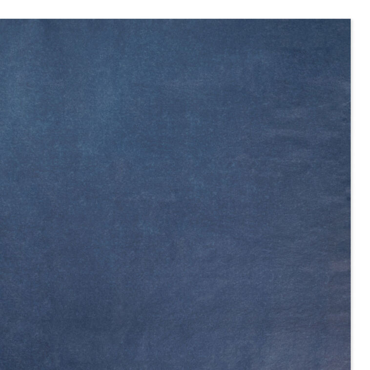 Hallmark Solid Navy Blue Tissue Paper 8 Sheets